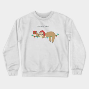 Christmas Cheers Sloth Crewneck Sweatshirt